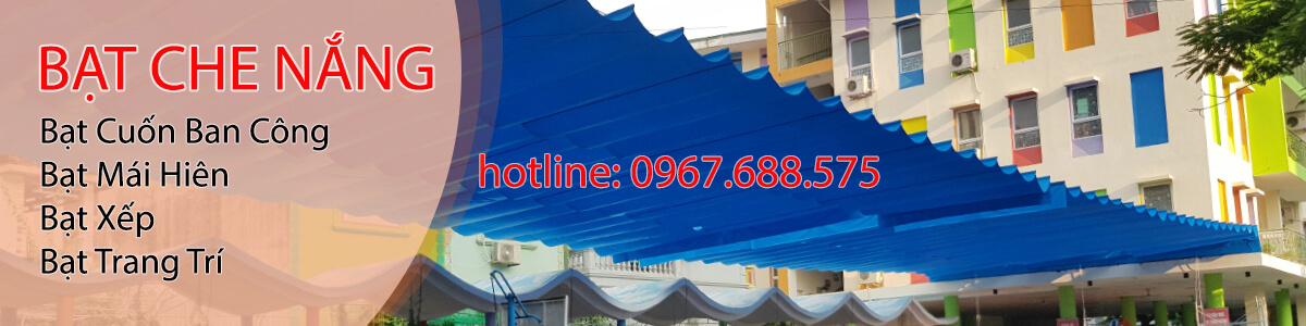 bạt che nắng mưa